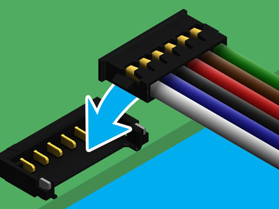 foto Sistema de conexión WTB con inclinación de 1.2 mm de GradConn - Anatronic.